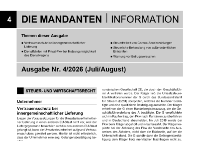 Mandantenbrief 4-2026